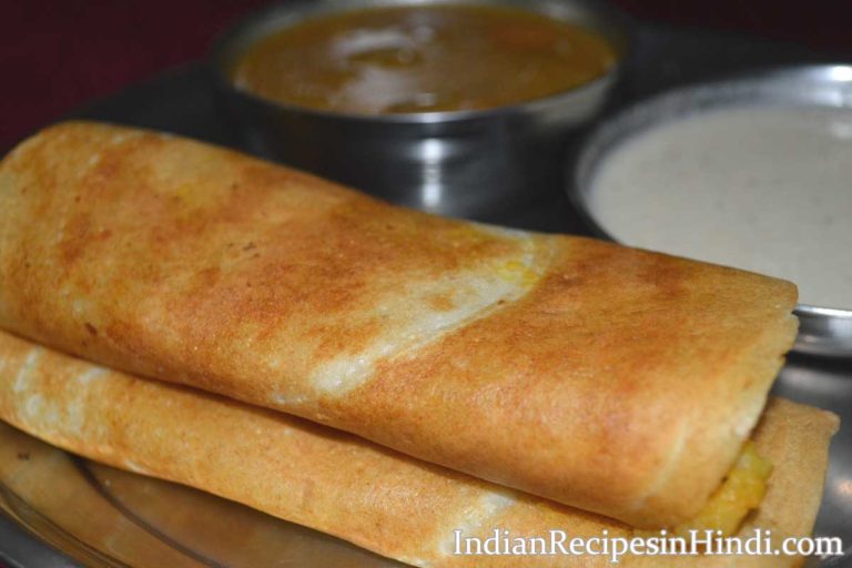 मसाला डोसा रेसिपी - Masala Dosa Recipe | Indian Recipes in Hindi