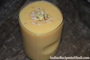 mango shake recipe, how to make mango shake, मैंगो शेक recipe image