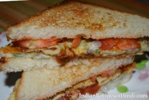 egg sandwich recipe image, egg sandwich in hindi, अंडा सैंडविच बनाने की विधि