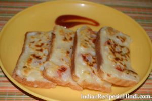 suji dahi toast recipe image, सूजी दही के टोस्ट