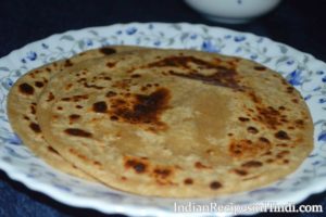 plain paratha image, sada paratha, सादा पराठा