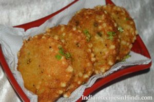 aloo sabudana tikki, आलू साबूदाना टिक्की, sabudana tikki recipe in hindi