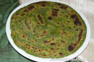 methi paratha image, मेथी के पराठे, methi ka paratha in Hindi