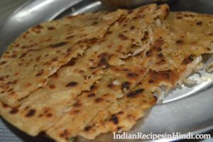 mooli ka paratha, radish paratha recipe in hindi