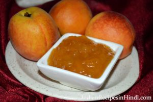 peach jam in Hindi, peach jam image, आड़ू की जैम, aadu ki jam banane ki vidhi