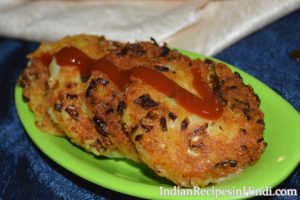 pattagobhi tikki, पत्ता गोभी और आलू की टिक्की, cabbage potato tikki in Hindi