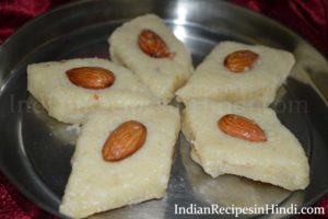coconut barfi recipe in hindi